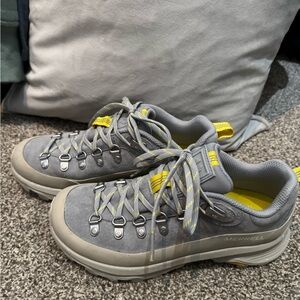 Merrell Gray and Yellow Hiking Shoes